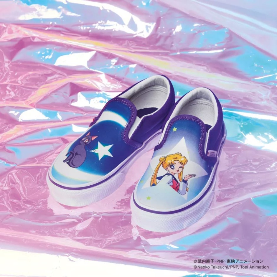 טנדר ילדים X Pretty Guardian Sailor Moon נעלי החלקה קלאסיות (4-8 שנים) כחול-סגול