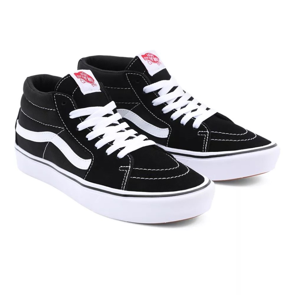 Vans Classic Comfycush Sk8-mid נעלי שחורות