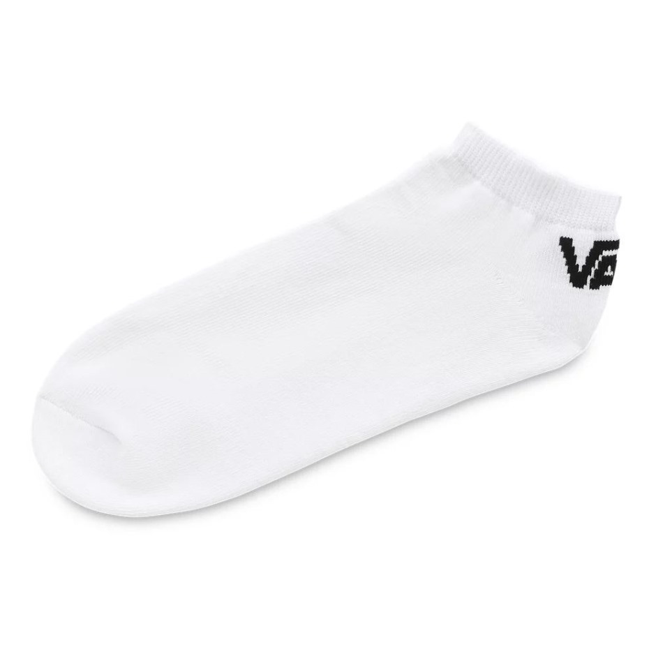 Vans גרביים נמוכים קלאסיים (3 זוגות Pk) לבנים