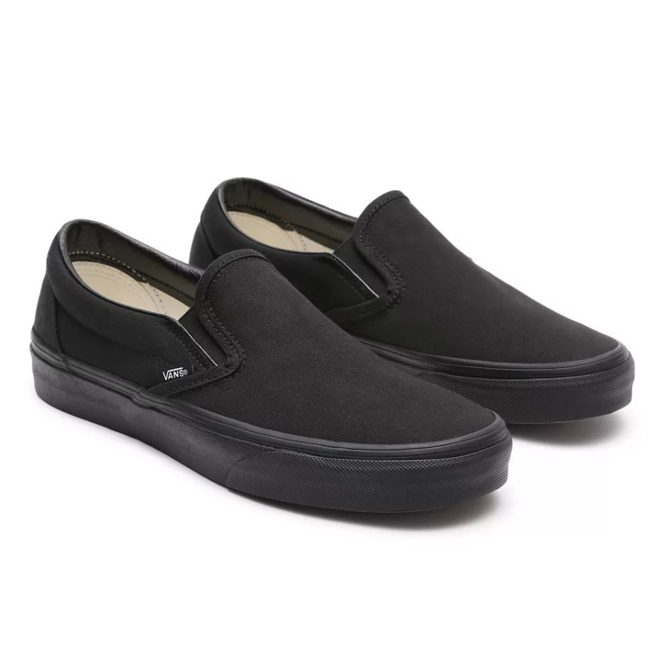 Vans נעלי סליפ-און קלאסיות שחורות