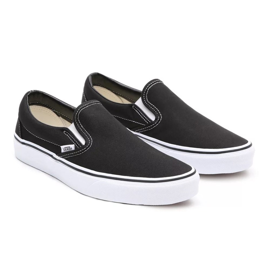 Vans נעלי סליפ-און קלאסיות נשים שחורות