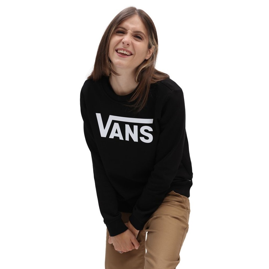 סוודר Vans Classic V Crew שחור
