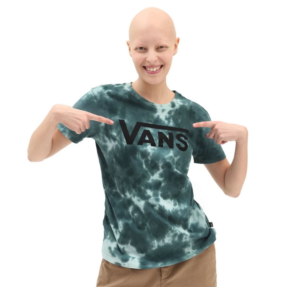 Vans Cloud Wash חולצת טריקו כחולה