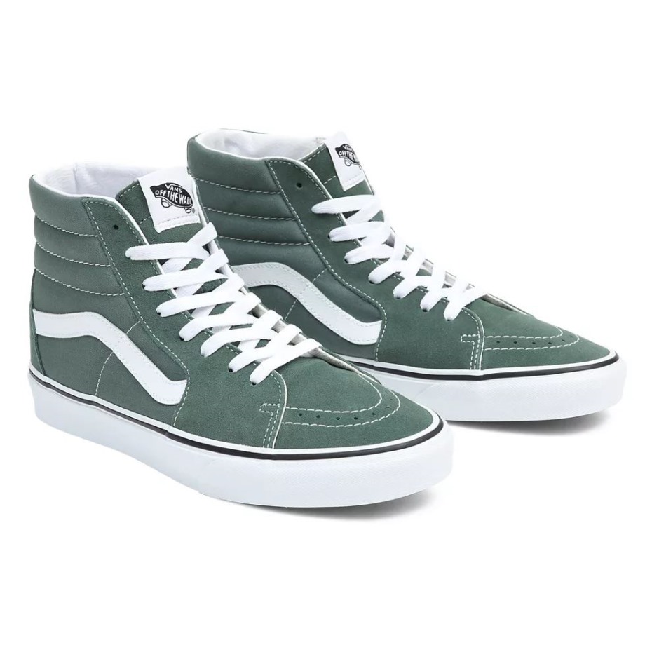 תורת הצבעים של טנדרים Nelly Sk8-hi ירוק