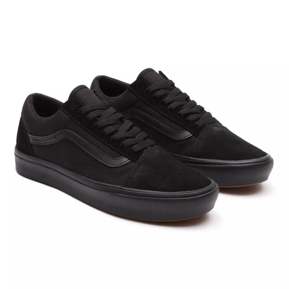 מותג Vans Comfycush נעלי ישן סקול שחורות