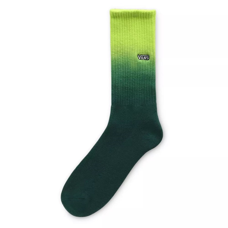 Vans Dip Dye Crew גרבי ילדים (זוג אחד) צהוב-לבן