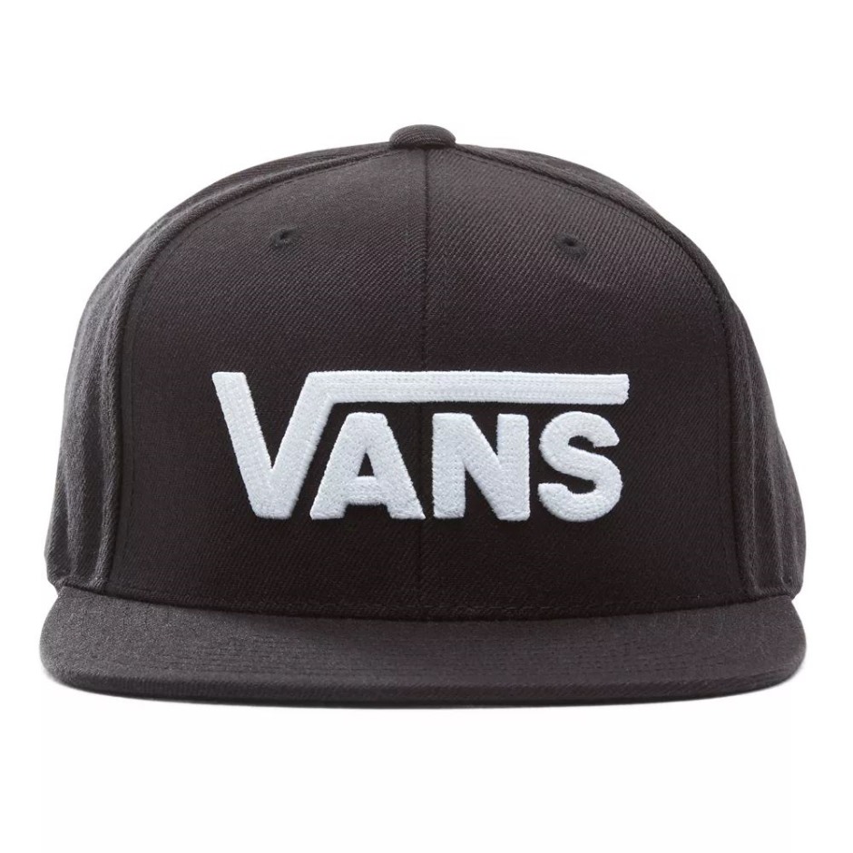 Vans Drop V Snapback כובע שחור-לבן