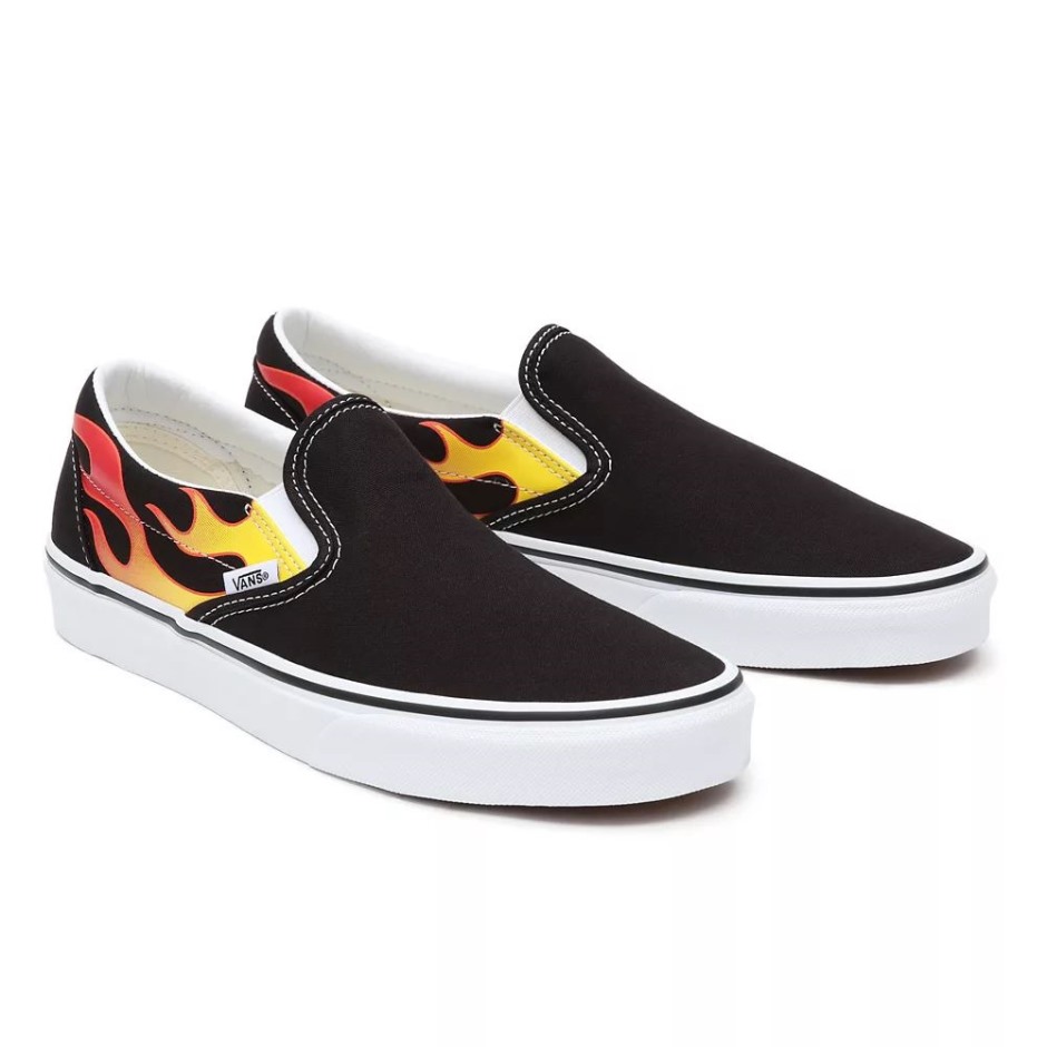 Vans Flame נעלי החלקה קלאסיות שחורות