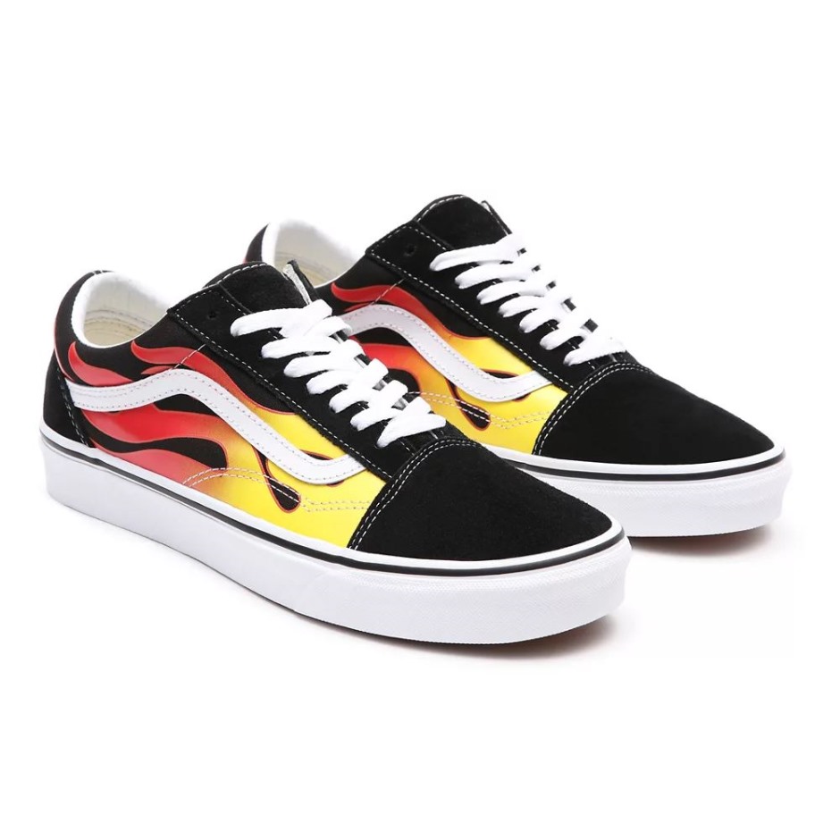 Vans Flame Old School נעליים שחורות