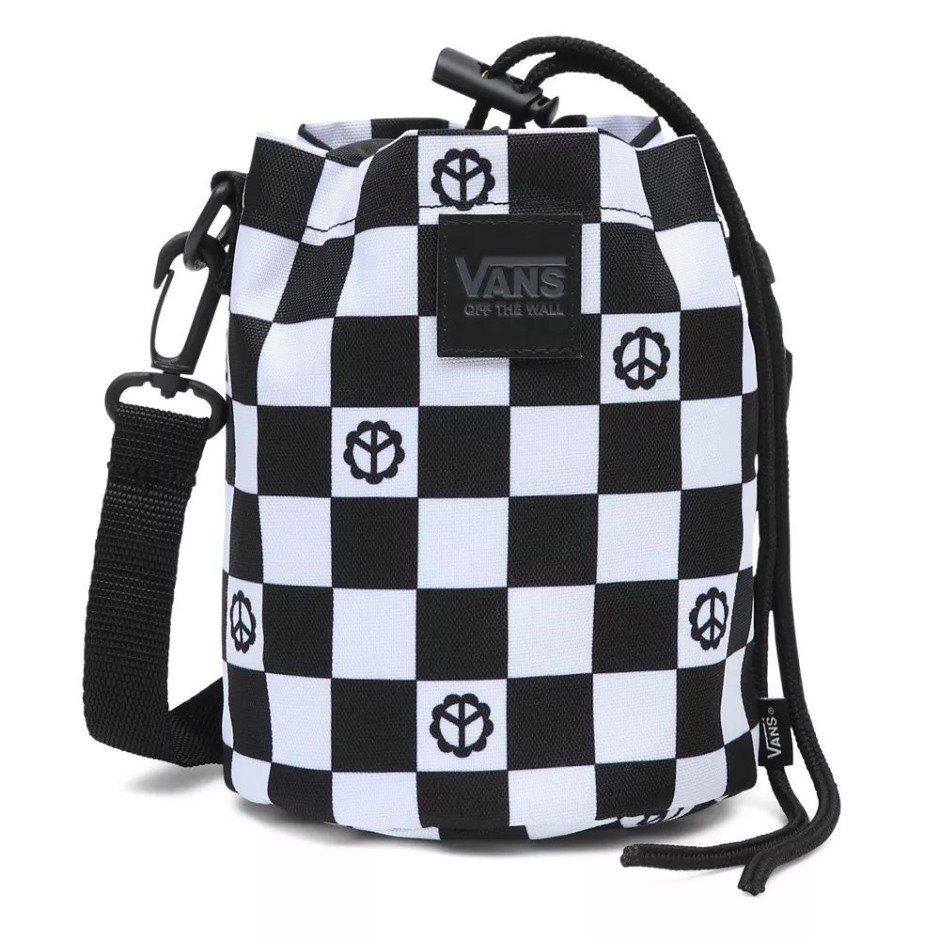 Vans Hydro Crossbody תיק שחור-לבן נשים