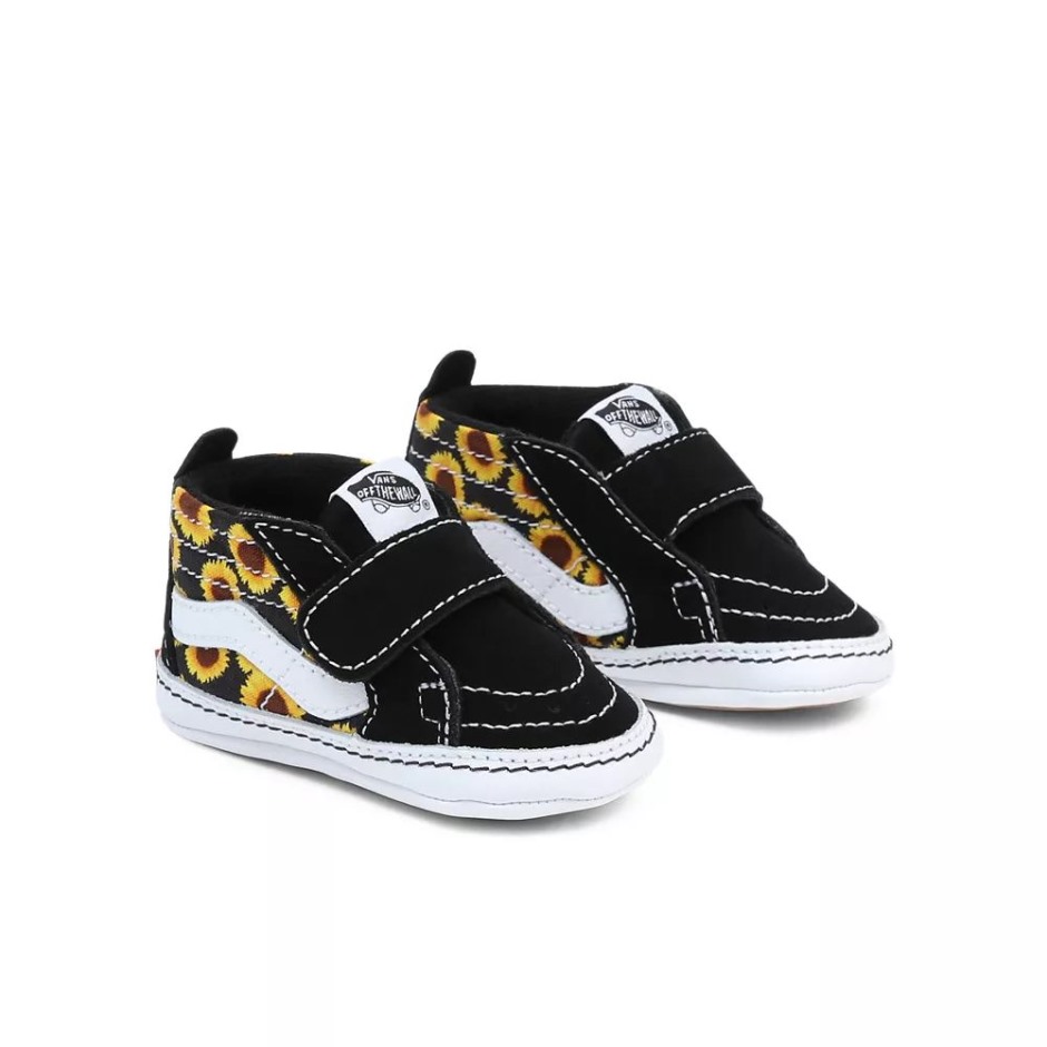 Vans Infant Sk8-hi נעלי עריסה (0-1 שנה) שחורות