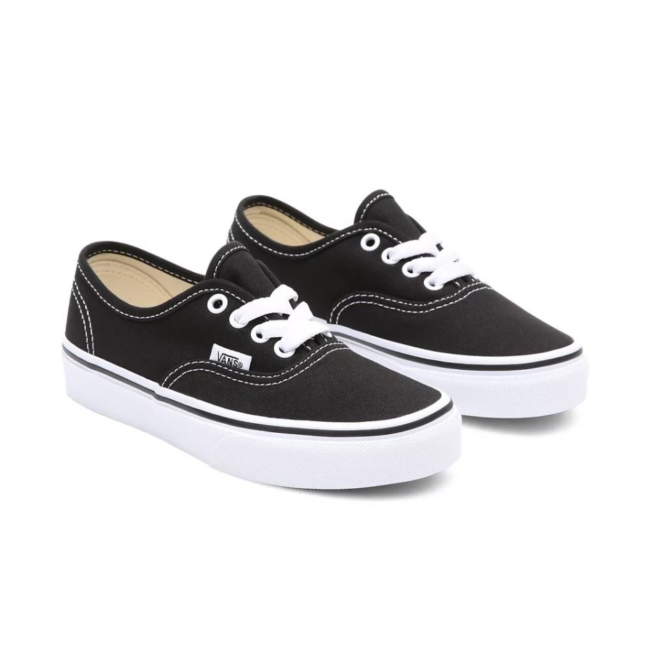 Vans נעלי ילדים אותנטיות (4-8 שנים) שחורות