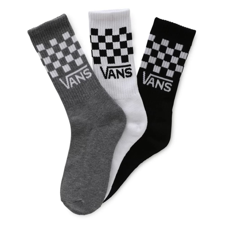 Vans Kids גרביים צ'קים קלאסיים (3 זוגות) מולטי