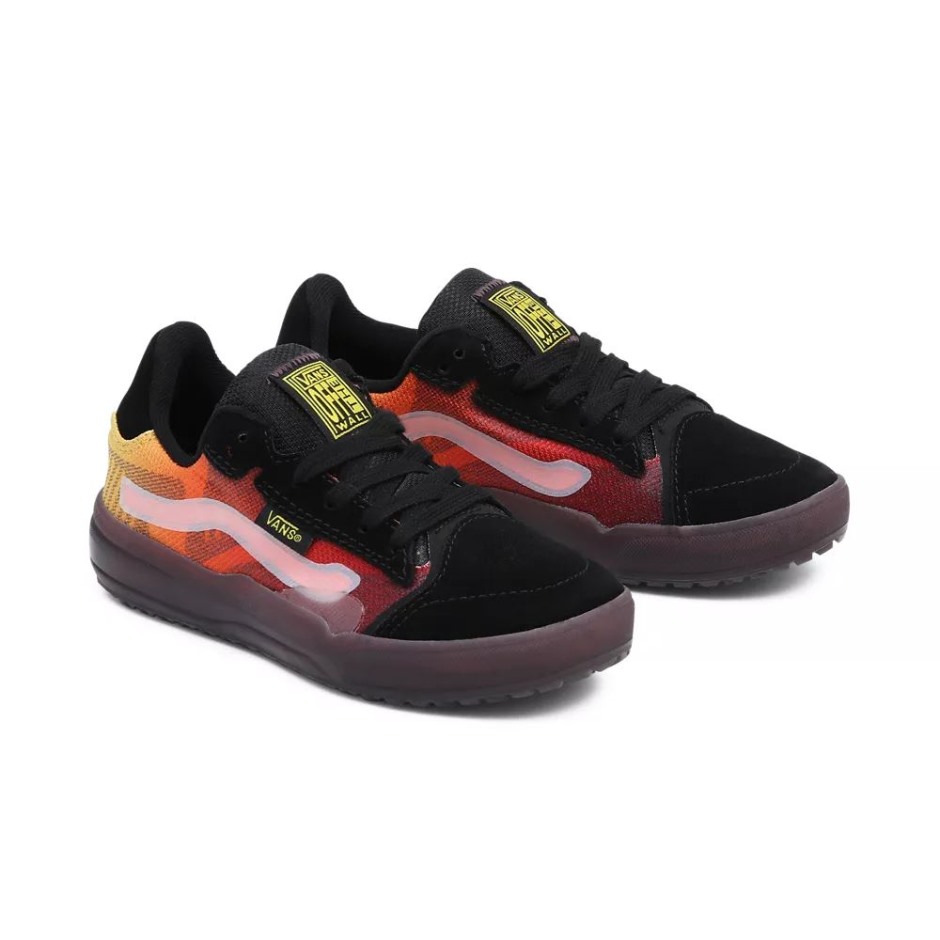 Vans Kids Evdnt Ultimatewaffle נעלי (4-8 שנים) שחור-כתום