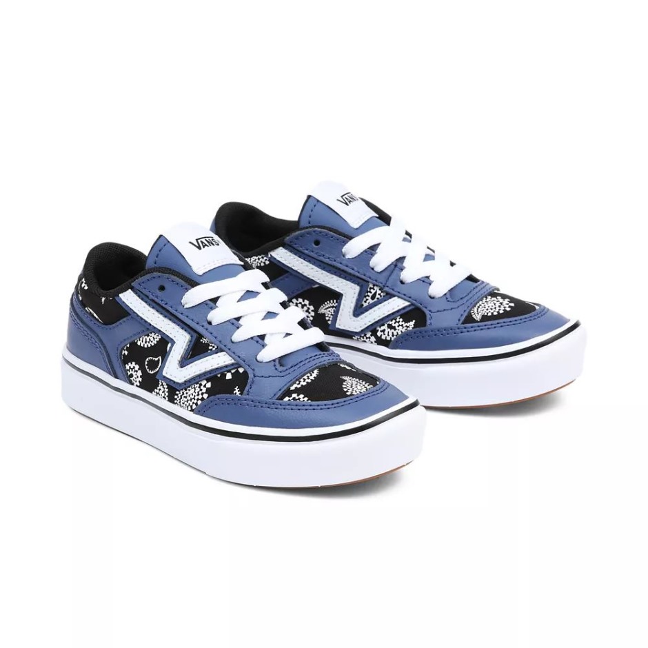 Vans Kids Lowland נעלי Comfycush (4-8 שנים) כחולות