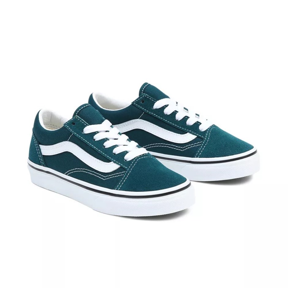 Vans Kids Old School נעליים (4-8 שנים) ירוקות