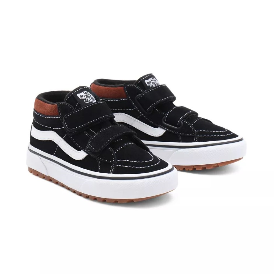 Vans Kids Sk8-mid Resution Mte-1 V Shoes (4-8 שנים) שחורות