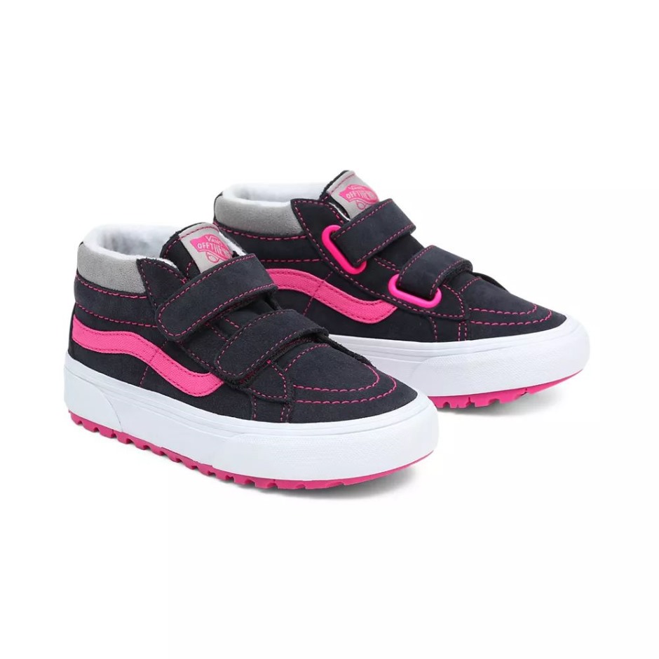 Vans Kids Sk8-mid Resution V Mte-1 נעלי (4-8 שנים) שחור-סגול
