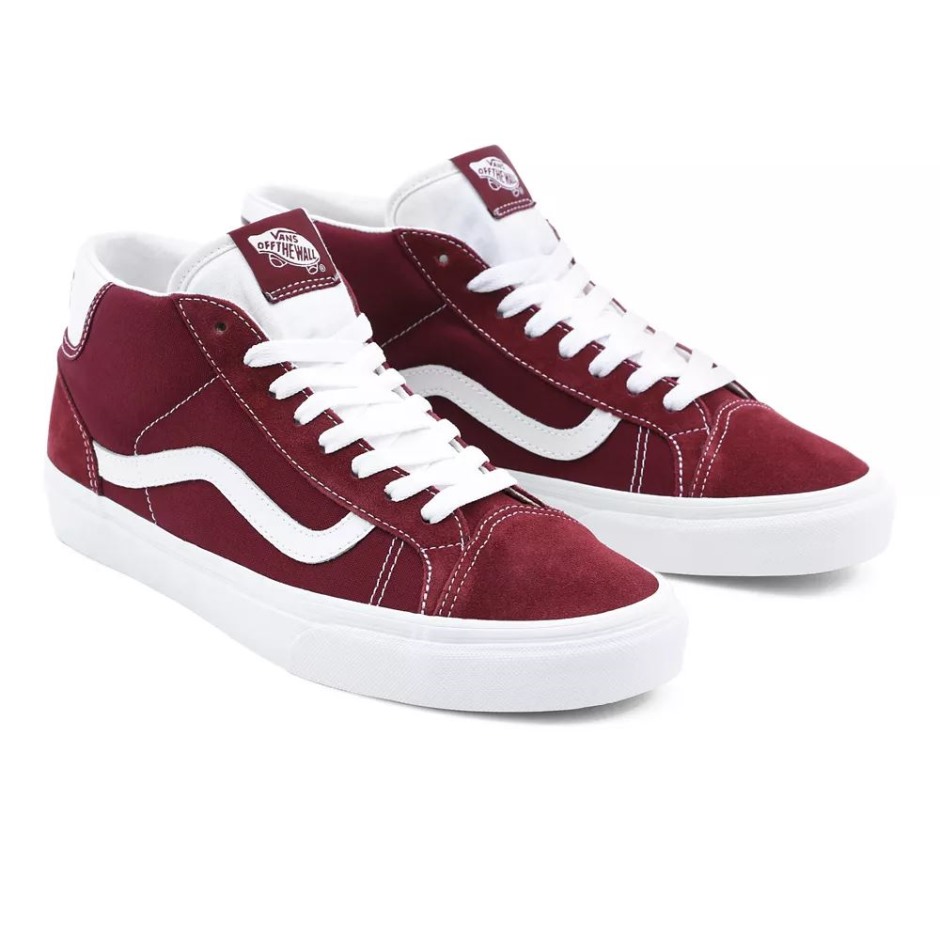 Vans Mid School 37 נעליים אדומות