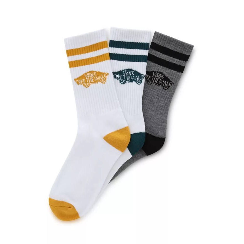 Vans Otw Stripe Crew גרביים צהוב-כתום