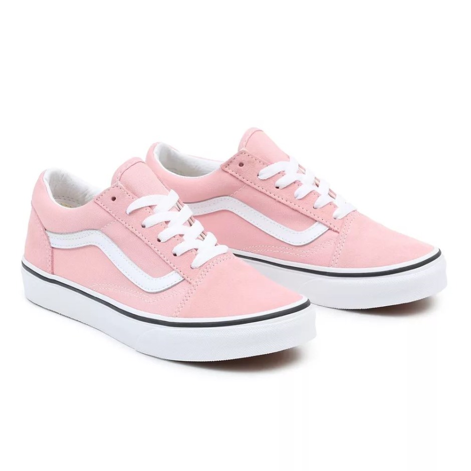 Vans Old School נעלי נוער (8-14 שנים) ורוד