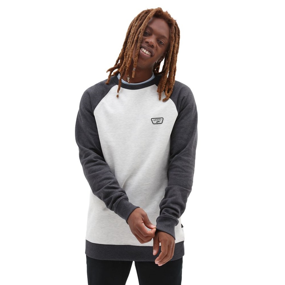 סוודר Vans Rutland Iii אפור-לבן