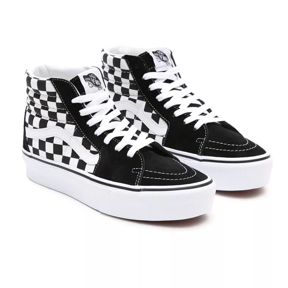 נעלי Vans Sk8-hi Platform 2.0 שחור-לבן