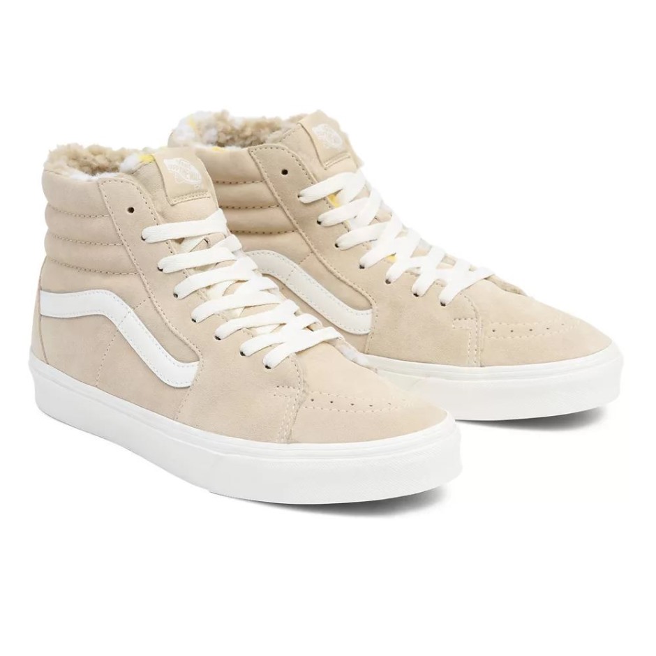 Vans Sk8-hi נעלי בז'