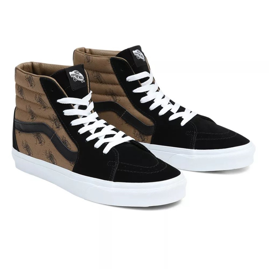 Vans Sk8-hi נעלי שחור-חום