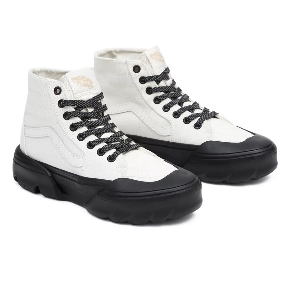 Vans Sk8-hi נעליים מודולריות מחודדות לבנות