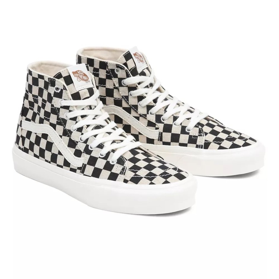Vans Sk8-hi נעלי מחודדות שחור ולבן