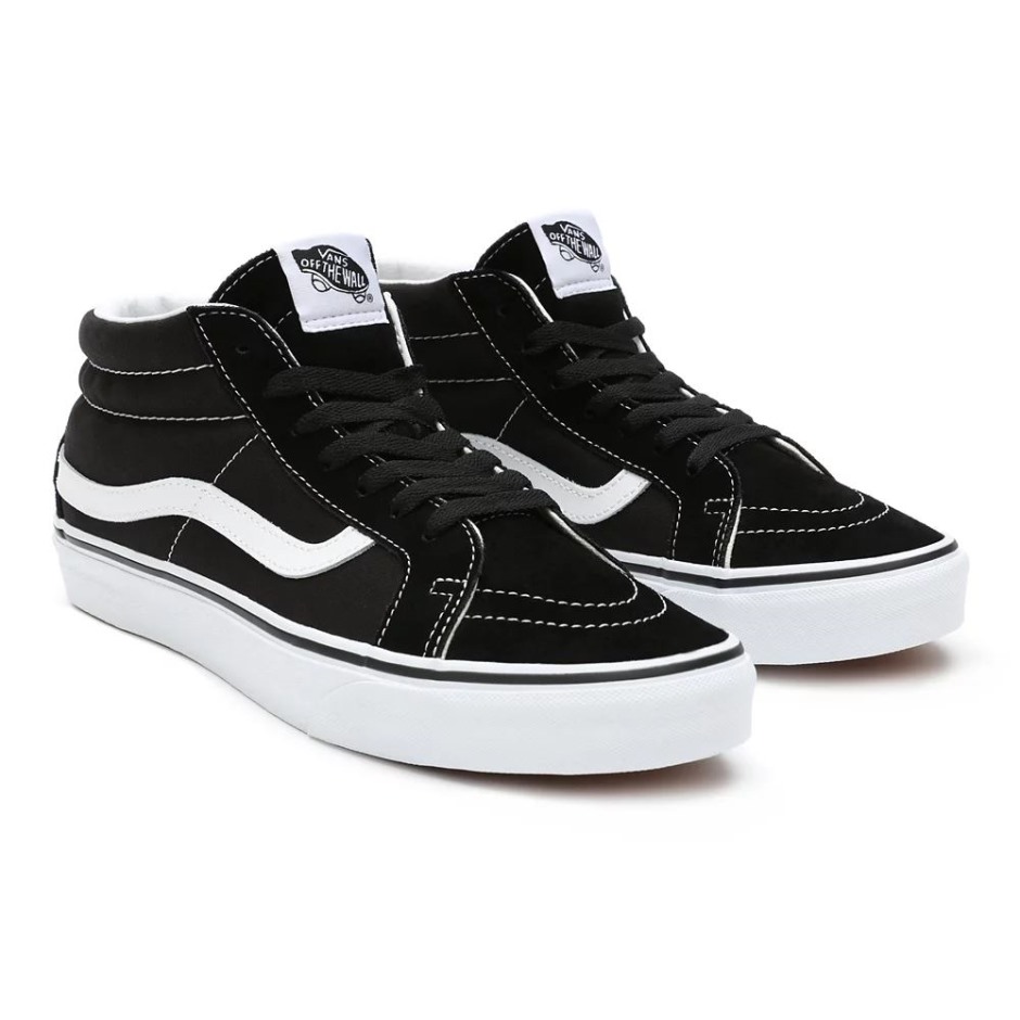 Vans Sk8-mid נעלי הוצאה מחודשת בצבע שחור