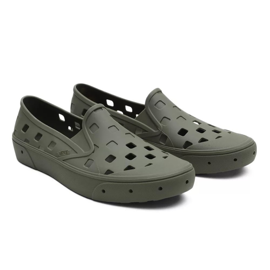 Vans Slip-on Trk נעליים ירוקות