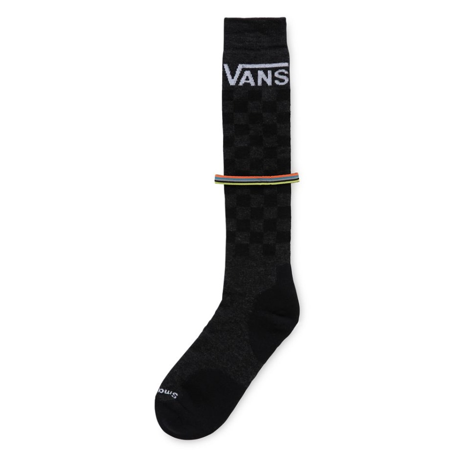 Vans Smartwool גרבי שלג כרית מלאה (זוג אחד) שחורים