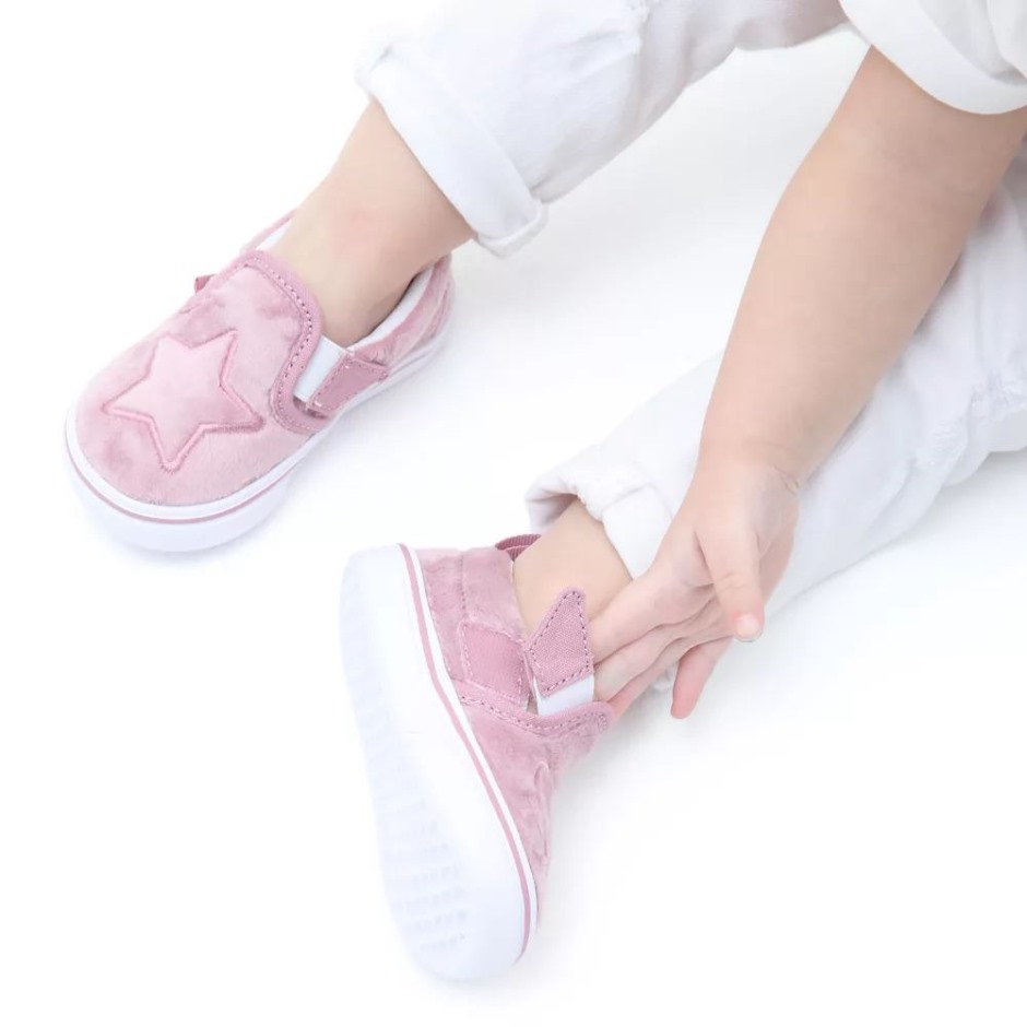 Vans Toddler Comfycush Slip-on V נעלי (1-4 שנים) ורודות