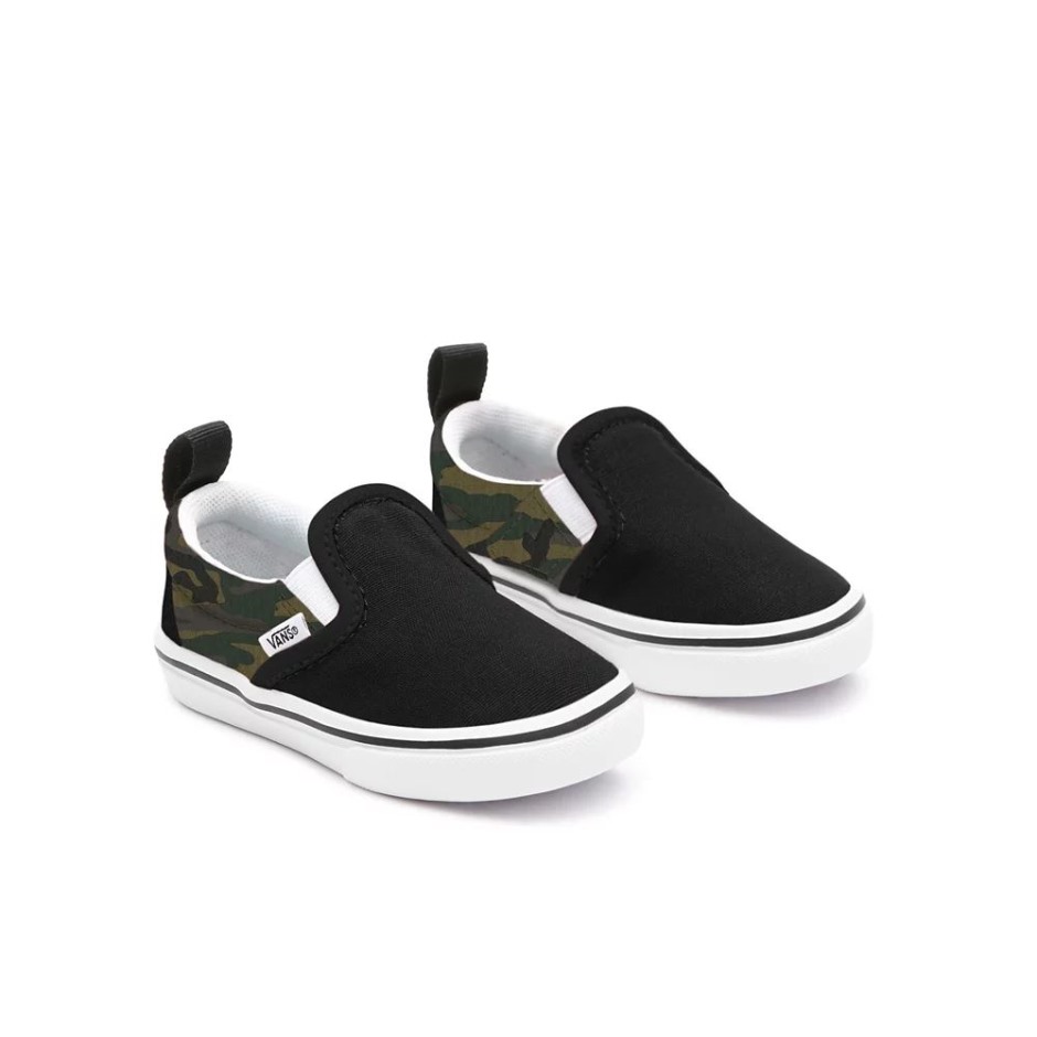 Vans פעוט מכס ג'ונגל Camo נעלי החלקה (1-4 שנים)