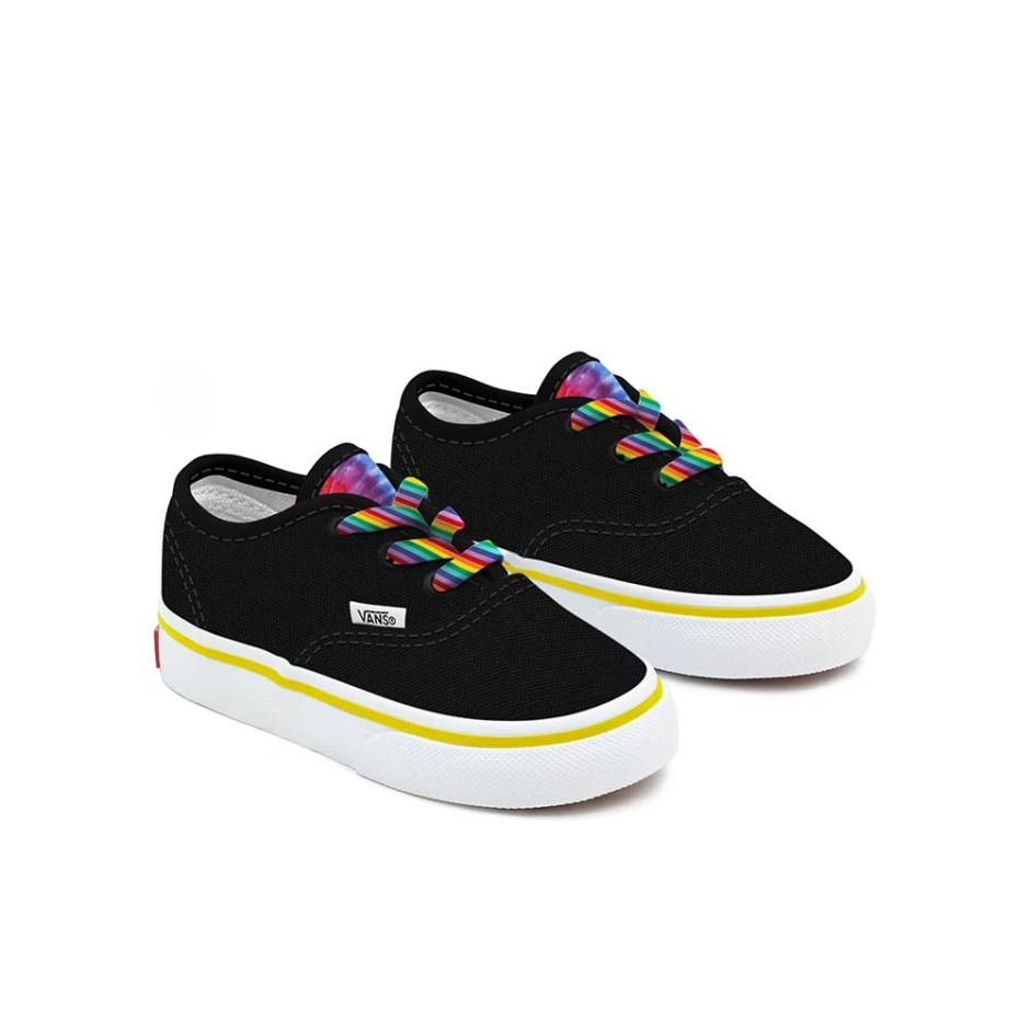 Vans פעוט מכס עניבת קשת צבע נעליים אותנטיות (1-4 שנים)