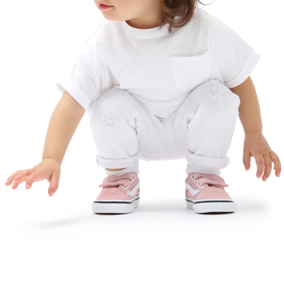Vans Toddler Old School V נעליים (1-4 שנים) ורודות