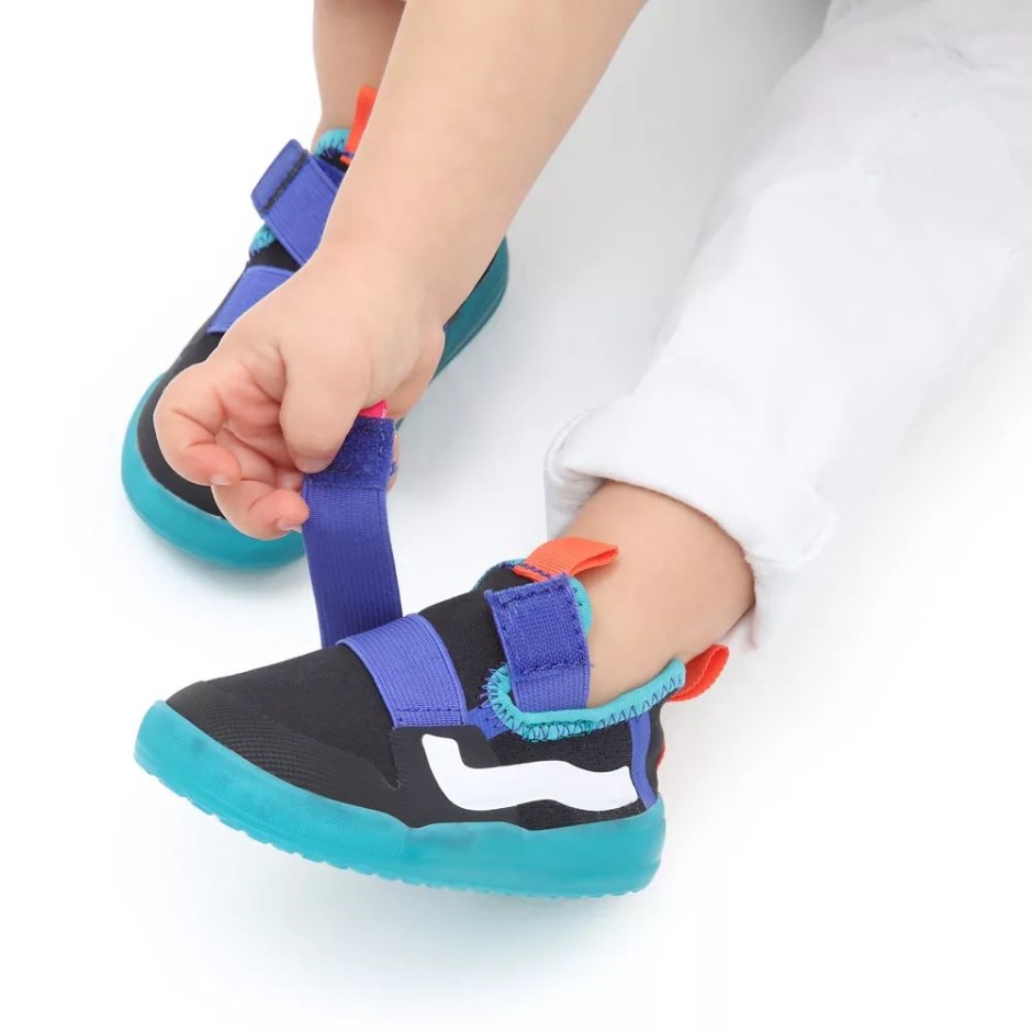 Vans Toddler Strker Ultimatewaffle V נעלי (1-4 שנים) כחול-שחור