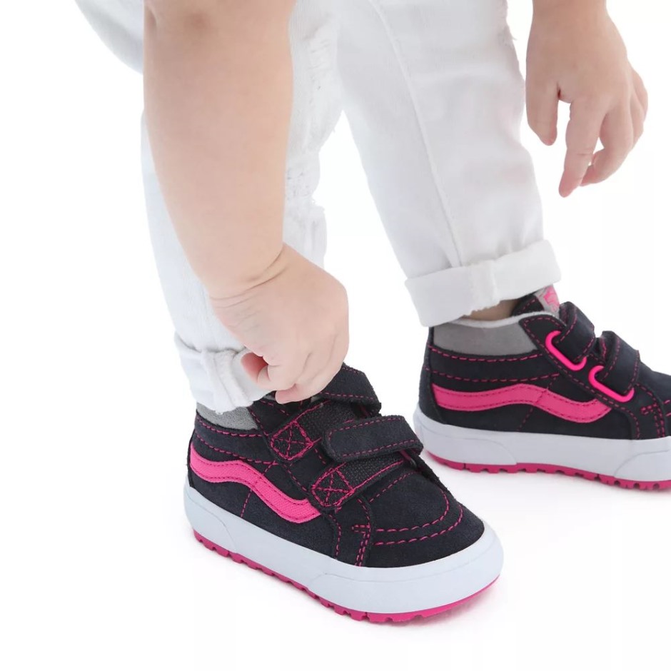 Vans Toddler Sk8-mid Resution V Mte-1 נעלי (1-4 שנים) שחור-סגול