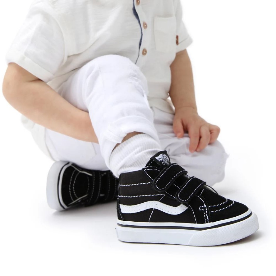 Vans Toddler Sk8-mid Resution V Shoes (1-4 שנים) שחורות