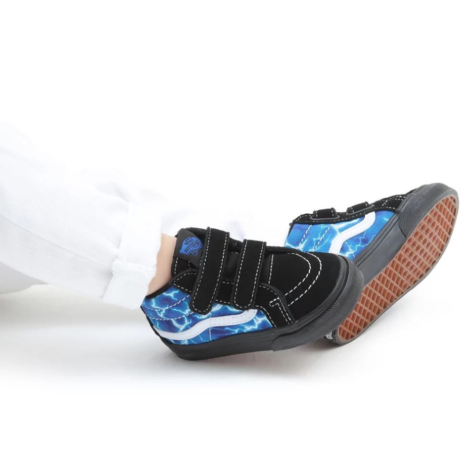 Vans Toddler Sk8-mid Resution V Shoes (1-4 שנים) כחול-שחור