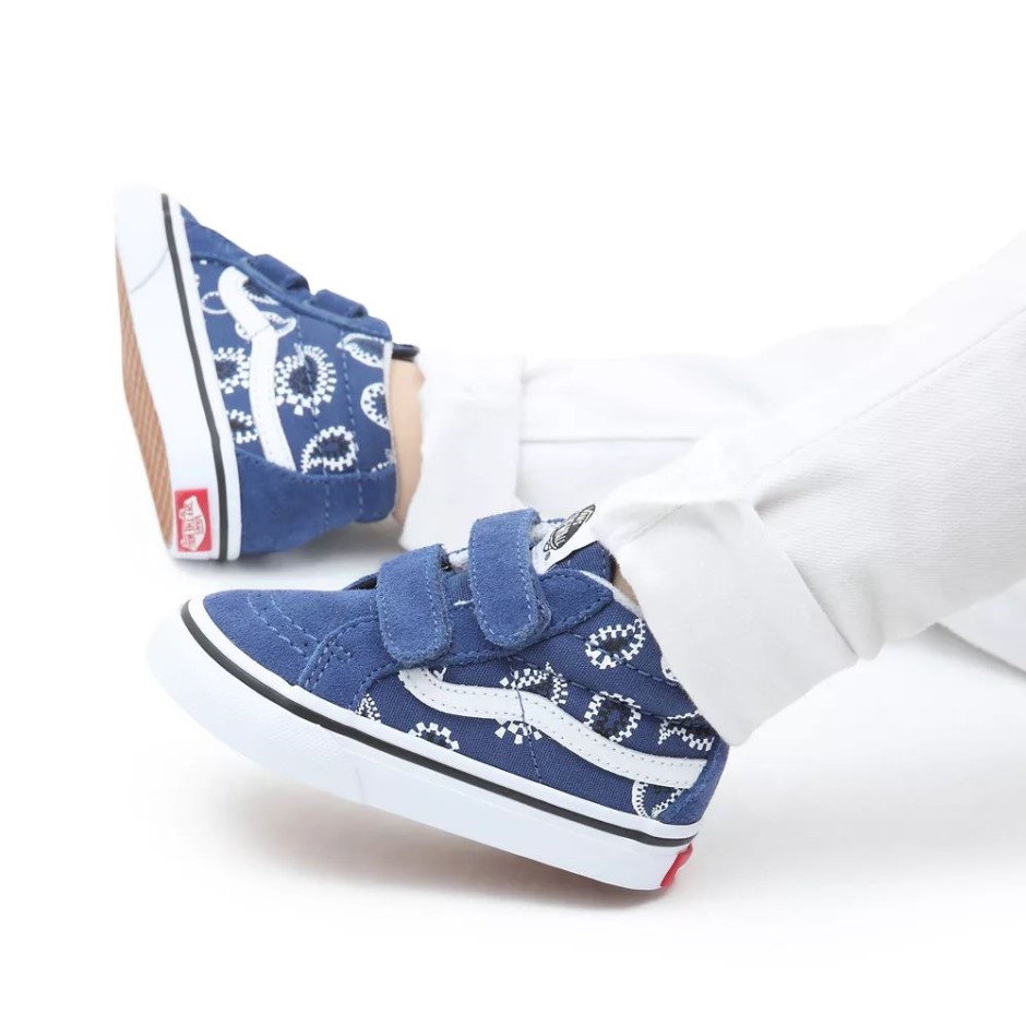 Vans Toddler Sk8-mid Resution V Shoes (1-4 שנים) כחול