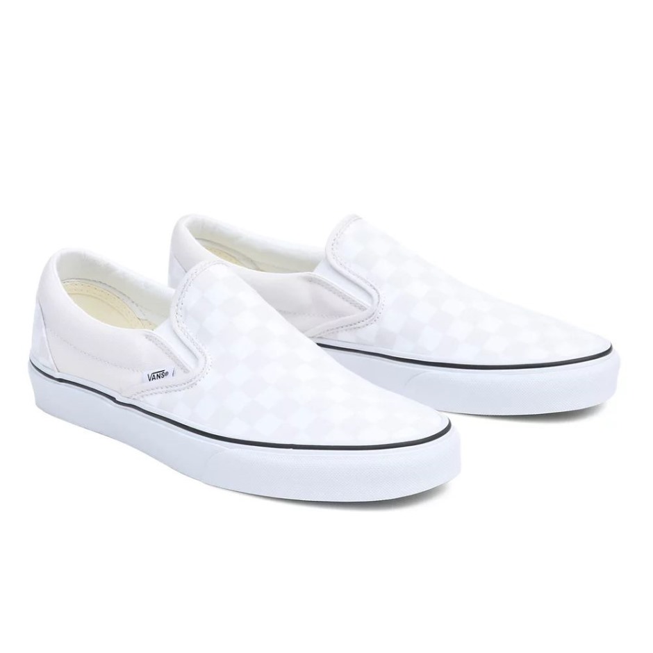 Vans נעלי החלקה קלאסיות לבנות