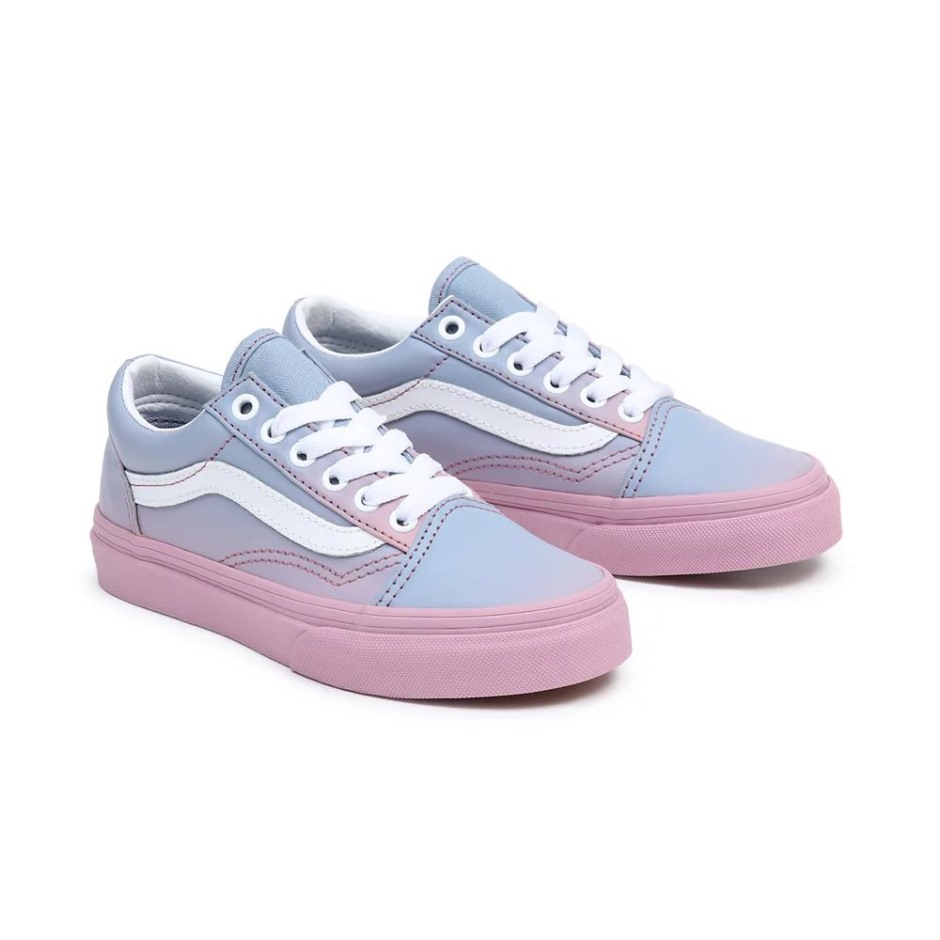 נעלי Vans Youth Old School (8-14 שנים) כחול-ורוד