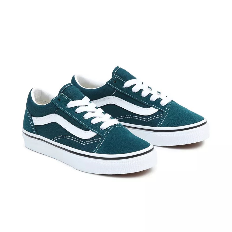 נעלי Vans Youth Old School (8-14 שנים) ירוקות