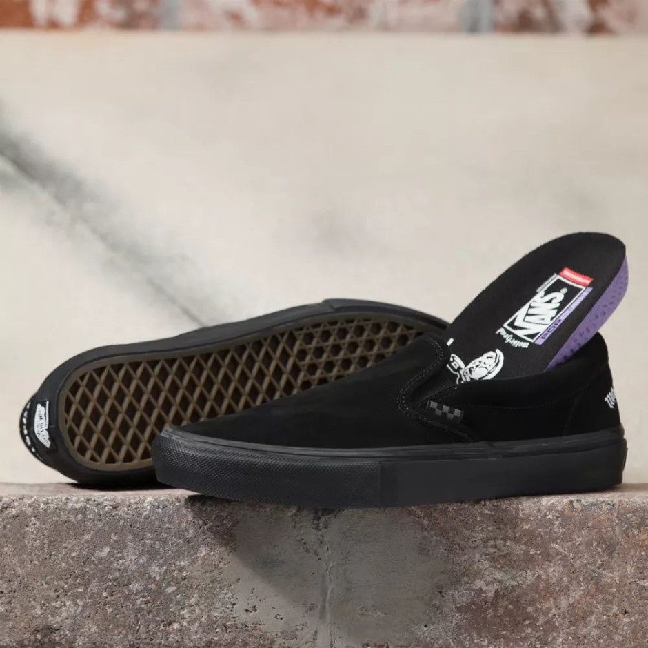 Vans X Motorhead החלקה על נעליים שחורות