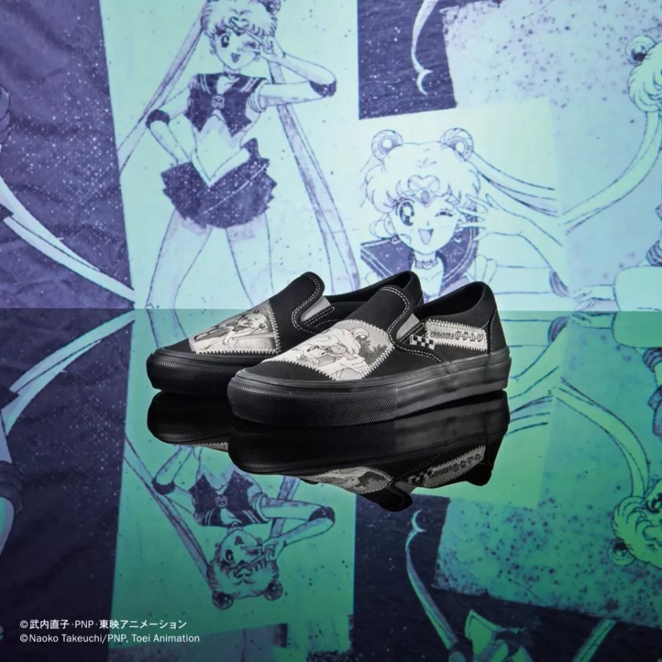 Vans X Pretty Guardian Sailor Moon סקייט נעלי החלקה לבנות
