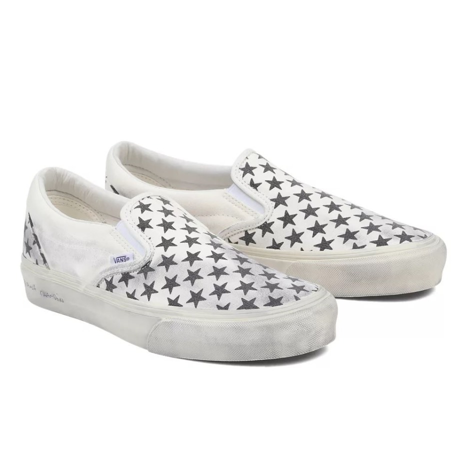 Vault By Vans X Bianca Chandôn נעלי החלקה קלאסיות לבנות