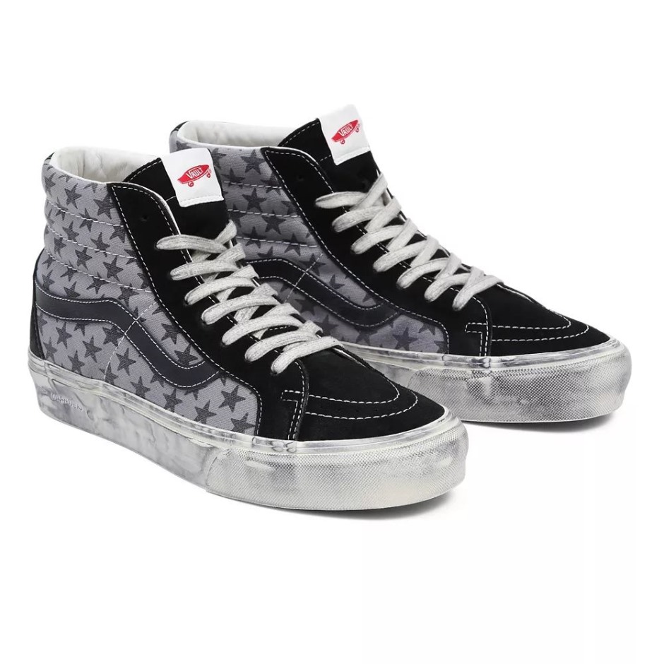 Vault By Vans X Bianca Chandôn Sk8-hi נעלי הוצאה מחודשת שחור-אפור